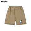M.Latin Boys' Summer Knit Shorts with Woven Label