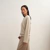 LESS 2025 Winter H-Shape V-Neck Cashmere Sweater Set