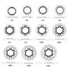 Single Speed Cog High Strength Steel Freewheels Bicycles Flywheel Sprocket Part for Fixed Gear Bike Easily To Install