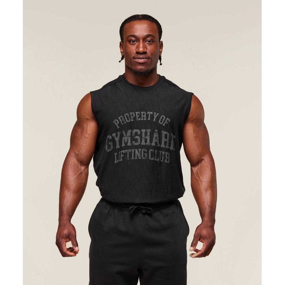 

Gymshark Lightweight Slub Textured Tank Black A2b4r Bb2j XL
