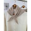 Wool Temperament, Anti-aging Triangle Scarf, Knitted Small Shawl for Women In Autumn and Winter, Versatile Korean Version, Knotted and Shoulder Worn