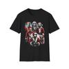 Horror Movie Characters Christmas T-Shirt – Festive Frights Graphic Tee