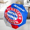 Custom Name FC Bayern München Theme Automatic Umbrella, Lightweight & Portable, 8 Rib, Perfect for Outdoor Travel, Birthdays, Christmas, Gifts.