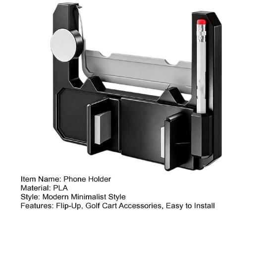 1/2 Stück Golf Cart Lenkrad Klappbare Handy Halterung für das Lenkrad mit Stifthalter