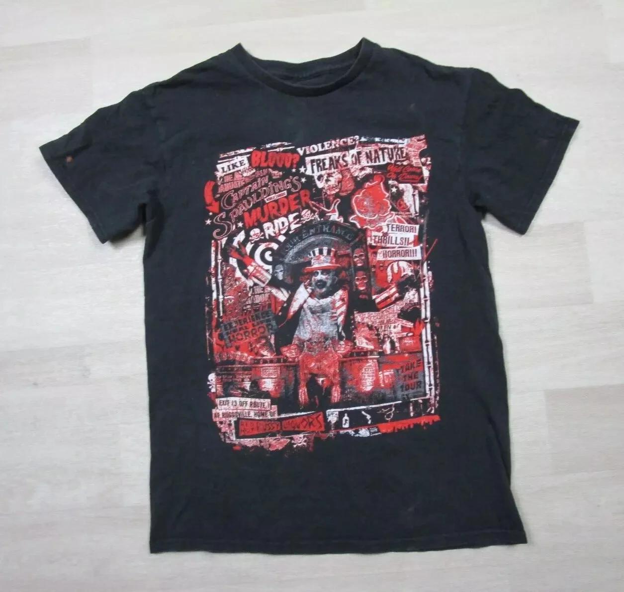 

Rob Zombie House Of 1000 Corpses Murder Ride Graphic T-Shirt Horror Movie Short Sleeve Shirt Unisex Men Women Summer S