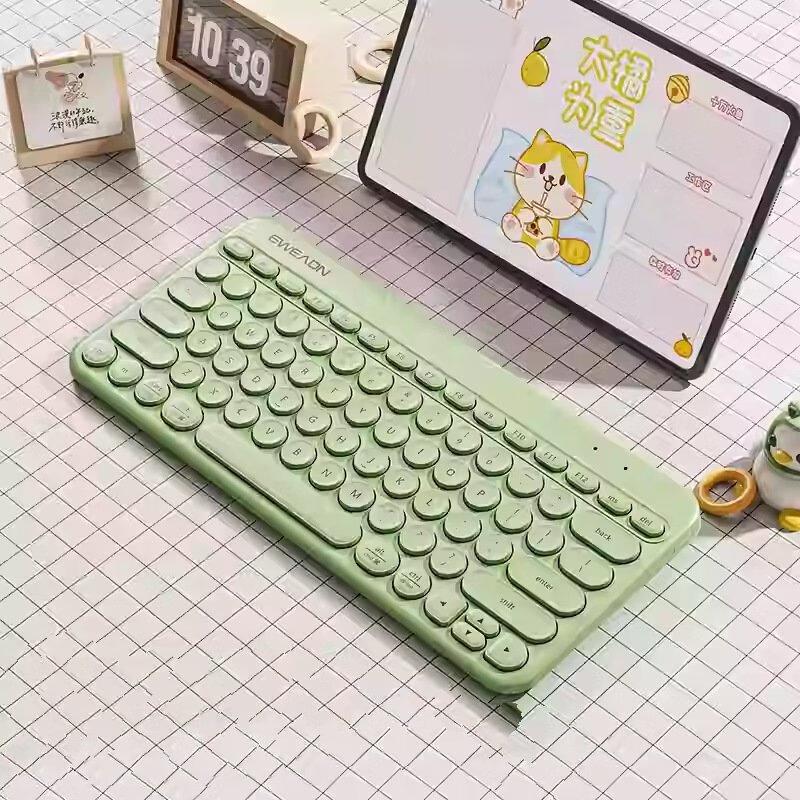 Qisha Wireless Bluetooth Mechanical Feel Keyboard