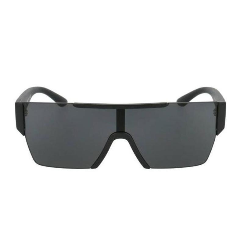 Burberry Statement edgy lettering on temples Plate frame aviator sunglasses Men's black