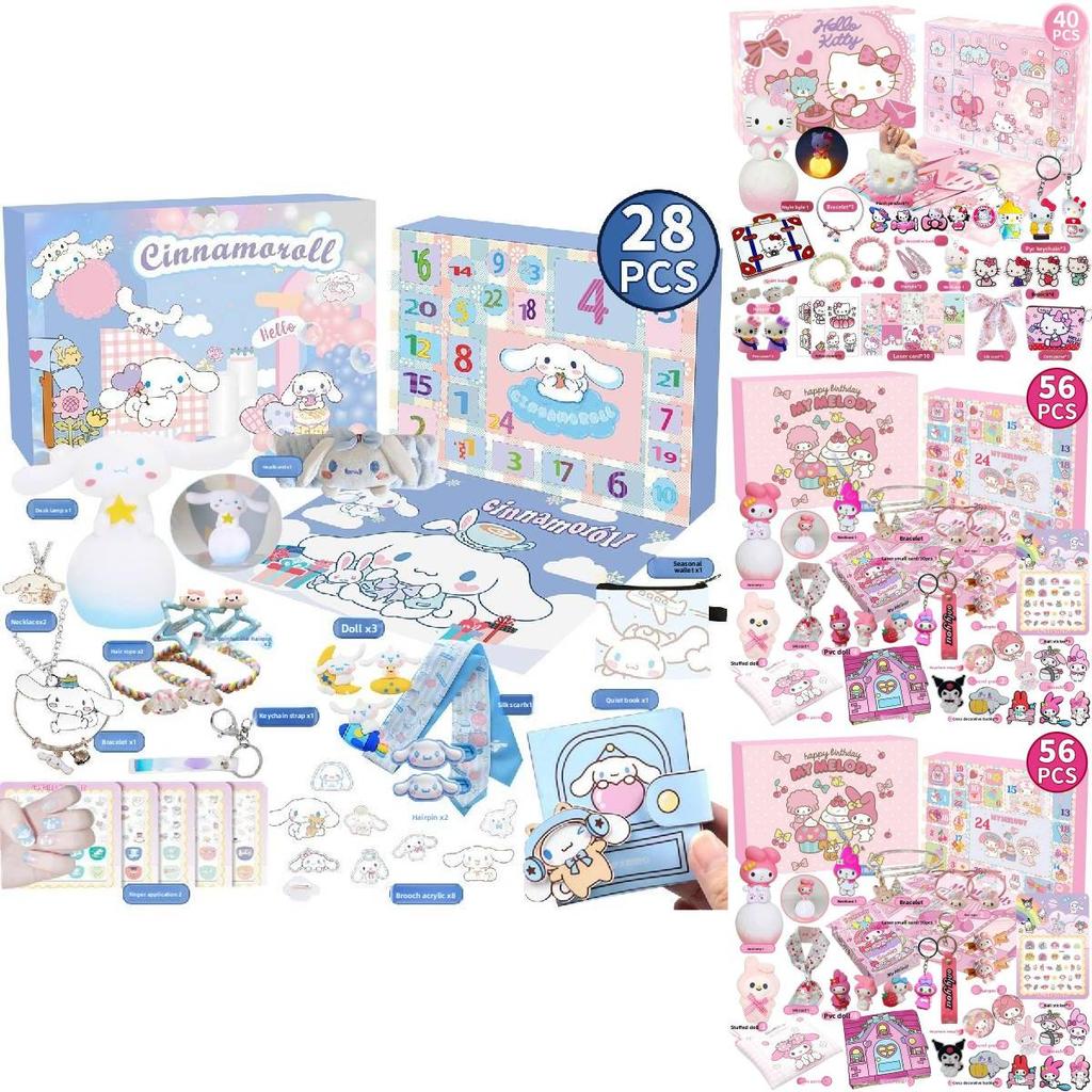 Calendrier de l'Avent Compte à Rebours 24 Jours de Noël Boîte Surprise Aveugle Jouet en Plastique Pour Enfants et Collectionneurs