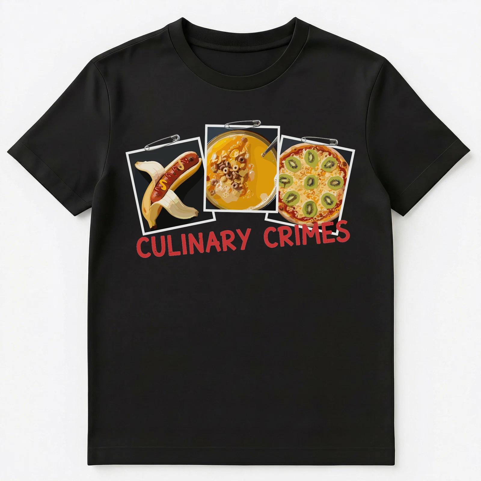 

Foodie Enthusiast Gross Food Combinations Culinary Art Unisex T-Shirt XL