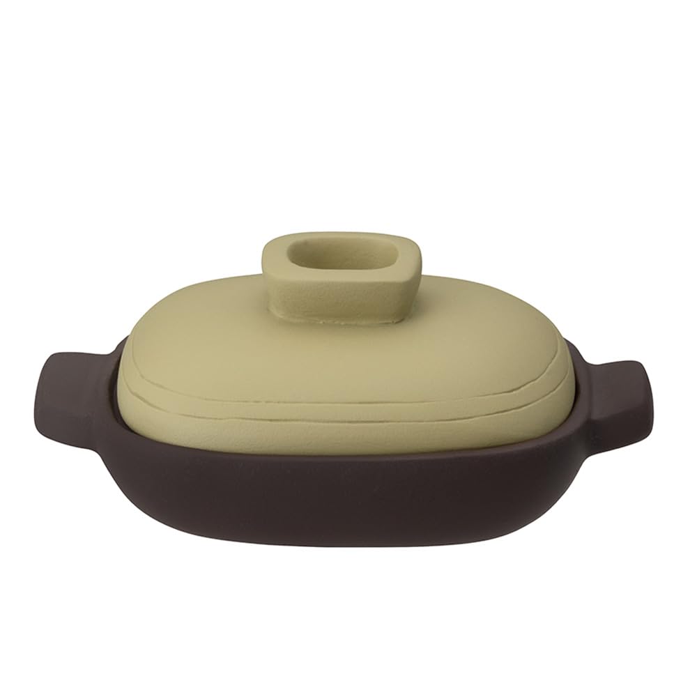 

Decore Corporation concombre square clay pot Size approx. W6.7 D4.7 H2.7 ZCB-47990