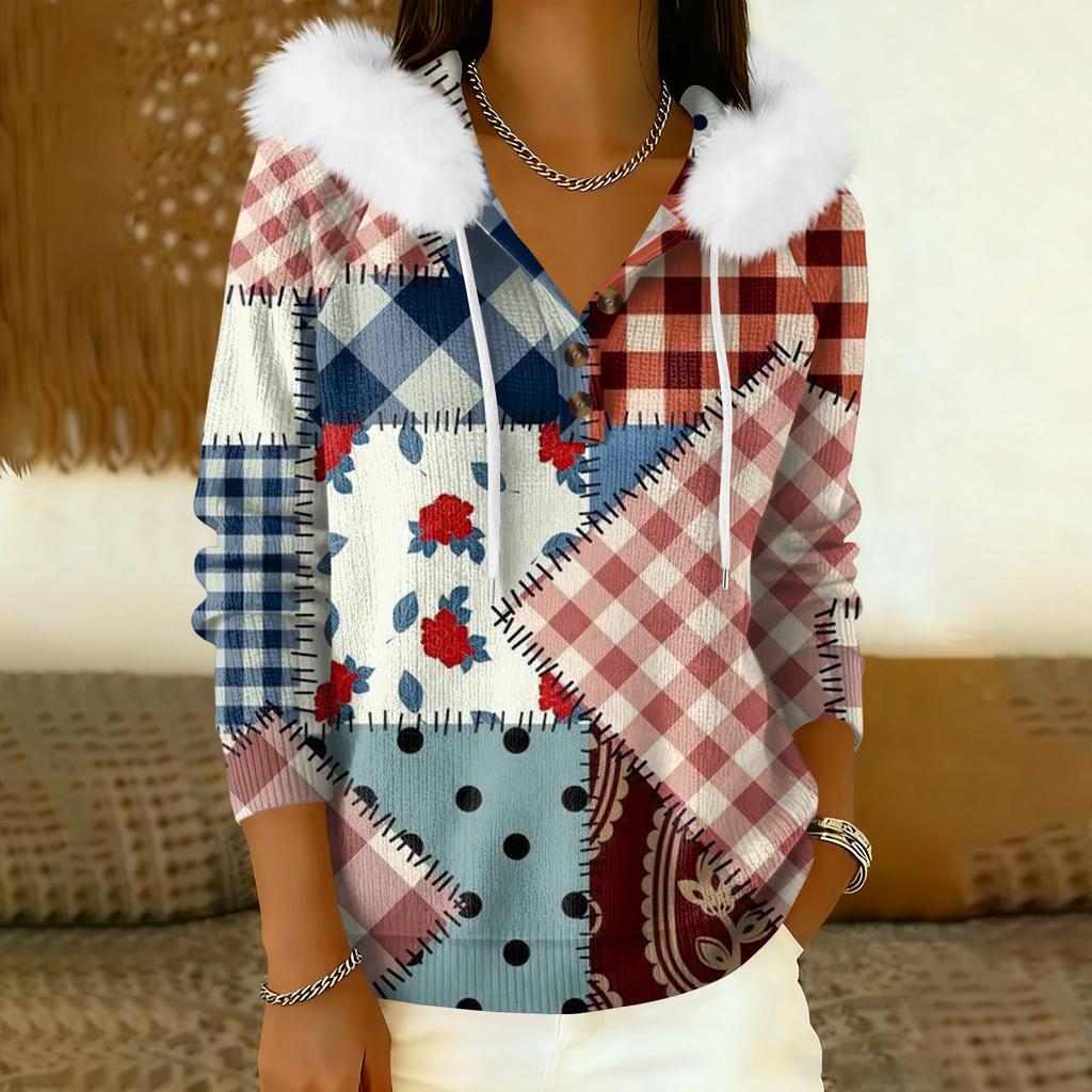 Damkappa Långärmad Med huva Varm vinterkappa Jacka