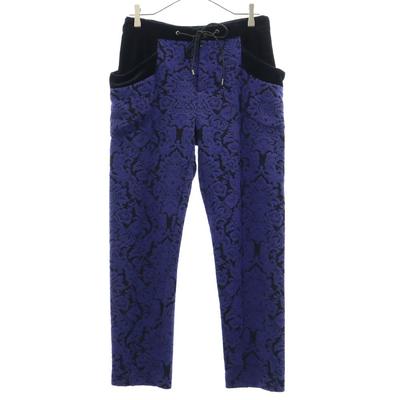 Fabriqué au Japon Pantalon long fleuri bleu Femme Occasion