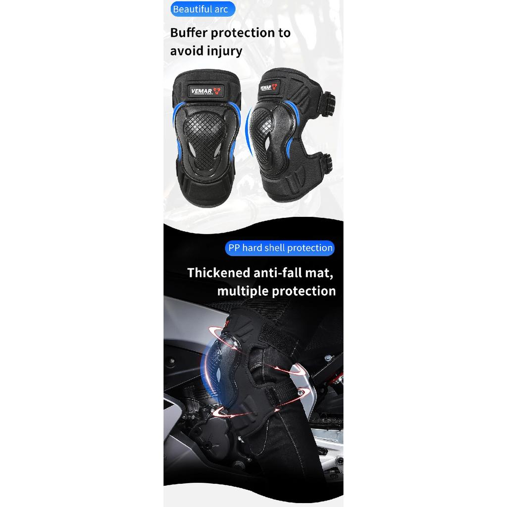 4Pcs 4 Seasons Motorcycle Armor Set Knee Elbow Pads Anti Fall Riding Protective Gear For Men Women Motorbike