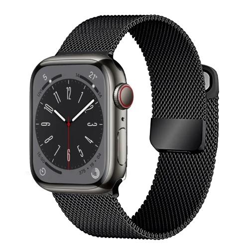 Milanese Loop Band for Apple watch Ultra 9 8 7 6 5 SE 45mm 49mm 44mm/41mm/40mm Metal Magnetic Strap iWatch 11 10 46mm 42mm Band