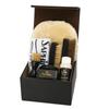 [Saphir] Leather Shoe Care Set with Crème 1925 (PA-NRRZ) - Shoe Polishing Set In a Deluxe Box - Beginner-Friendly - Black