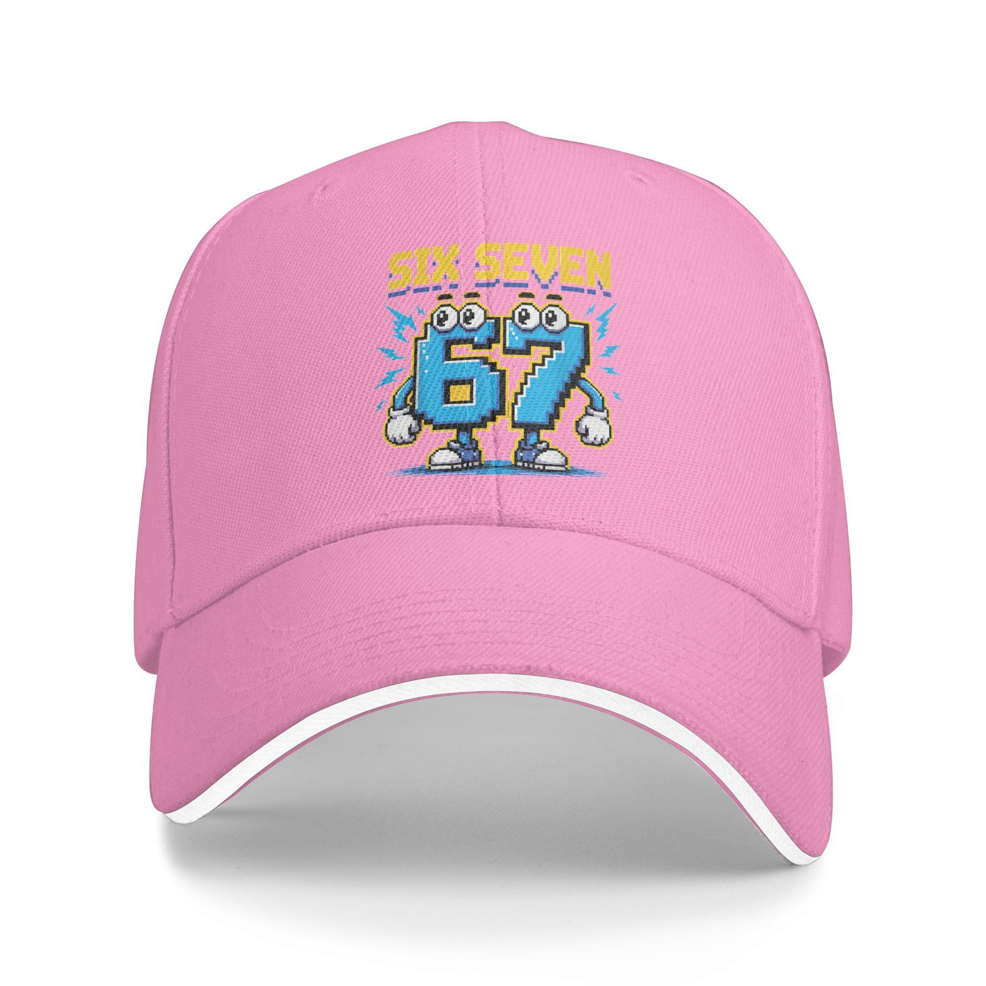 

Six Seven Brainrot 67 Meme Gaming Gen Alpha Casual Baseball Cap Summer Trucker Hat Tennis Skate Hip Hop Hats Trendy Baseball Cap As Picture