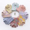 Autumn Plaid Shirts Womens Blouses And  Long Sleeve Loose Checked Female Clothes