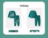 European Autumn/Winter Cartoon Crane Print Children's Sportswear Set - Hoodie & Pants