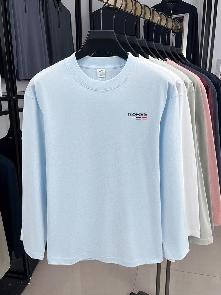 Men's 230g Pure Cotton Heavyweight Hoodie - 2025 Spring Fashion Trend, Skin-Friendly, Breathable Long Sleeve Base Layer