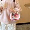 Butterfly Knot Stylish Girls Handbag Pearl Shoulder Bag For Children With Design Cute