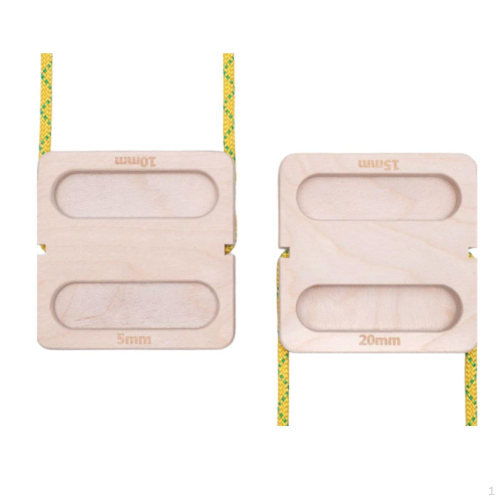 Birch Fingerboard Home Gym Wooden Hard Wood Climbing Finger for Climbers, Beginners