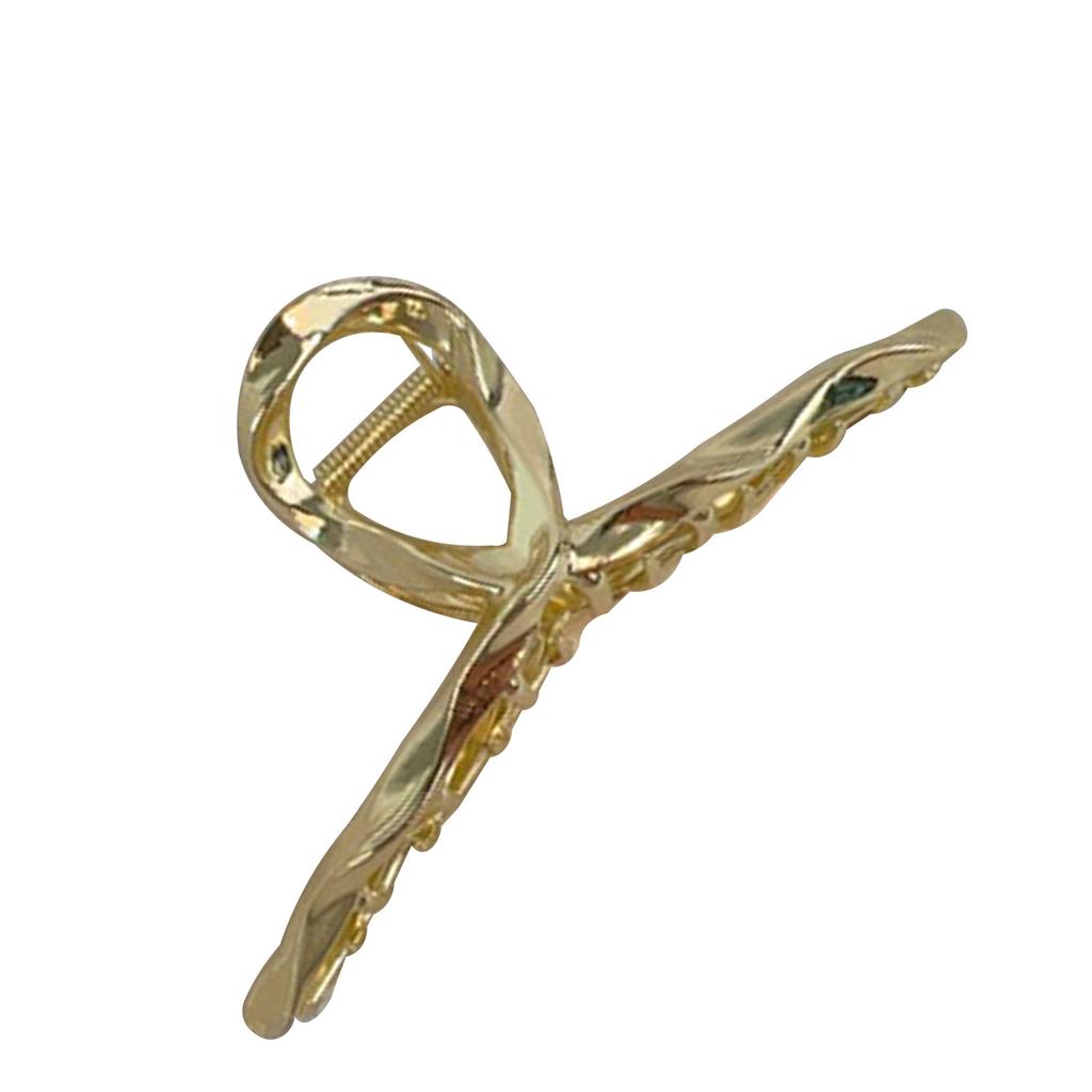 Hair Claw Clip Twisted Claw Clips Clamps Large Alloy Hair Catch Pure Color Styling Accessories