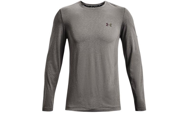 Under Armour RUSH T Shirt Men s Dark Wolf Gray 1361135-066 XXL