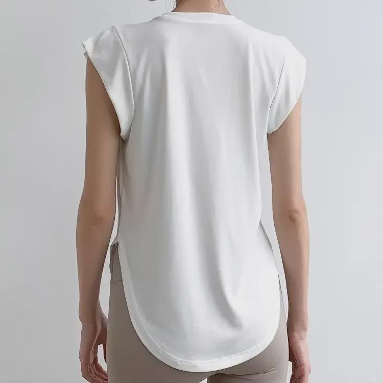 Women's Summer Short Sleeve Nude Yoga & Pilates Top