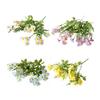 Künstlicher Frühlings-Wildblumenstrauß Realistische Fake-Seidenblume mit Stiel Zuhause Party Faux