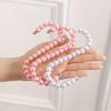 1pcs Simulation Pearl S-shaped Fashion Hook, Easy Installation Multifunctional S-hook, Scarf and Tie s-shape Hook for Clothing Store Wardrobe