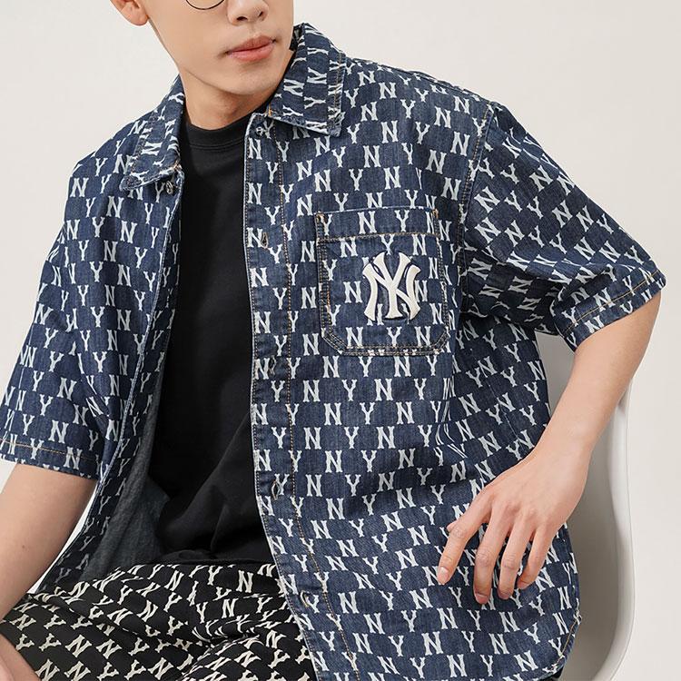 New MLB New York Yankees Shirt Unisex Blue 3ADRMN123-50BLS