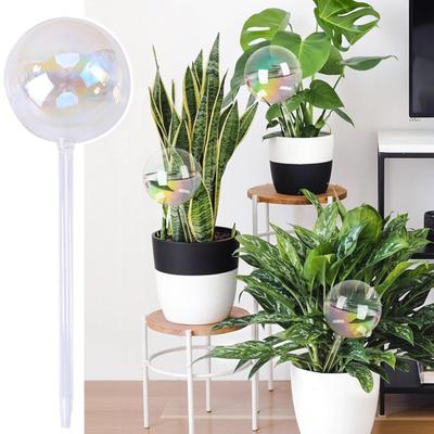 4/6Pcs Plant Watering Globes Automatic Glass Watering Bulbs 7CM Diameter Self Watering Globes Indoor Outdoor Plant Watering Tool