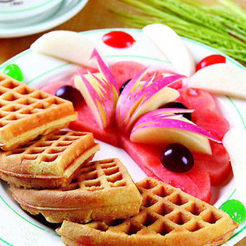 1PC Creative Non-stick Food Grade Silicone Waffle Mold Kitchen Bakeware Cake Mould Tools