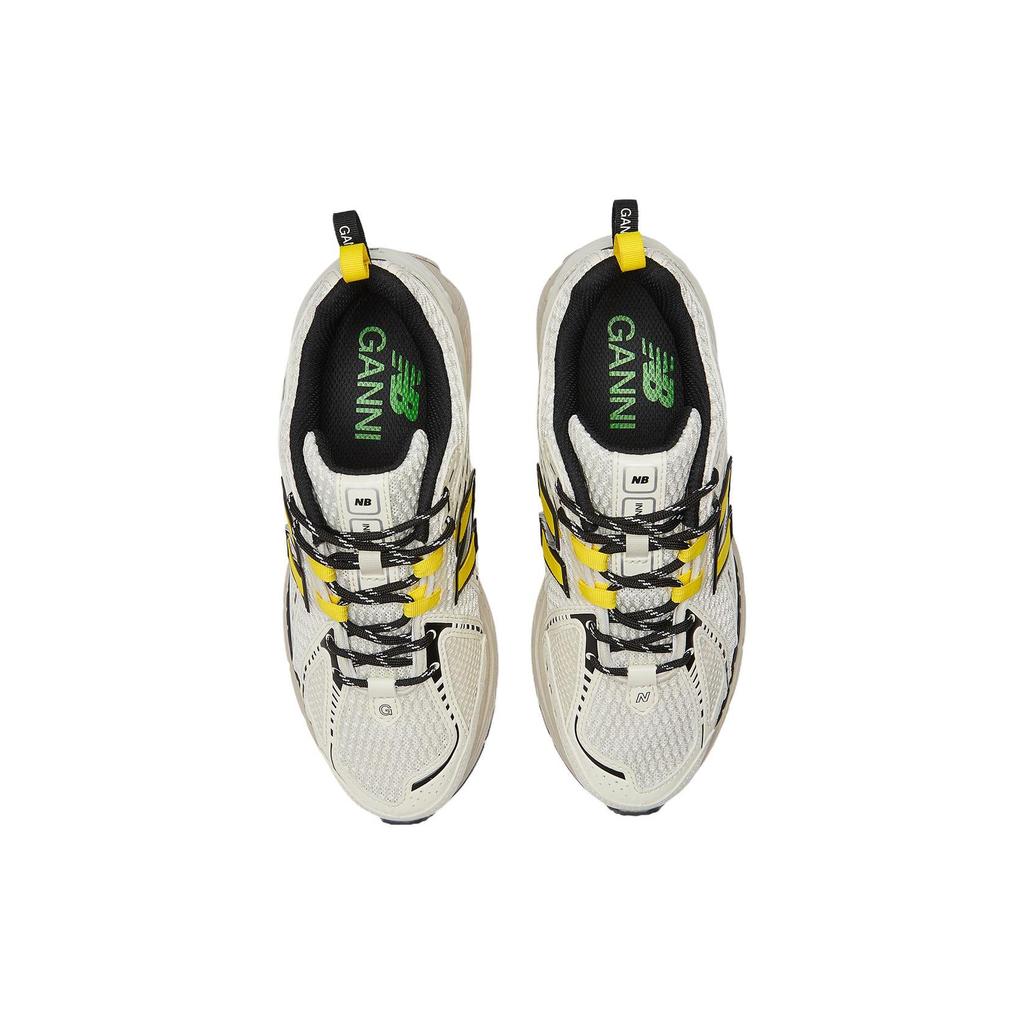 GANNI X New Balance 1906R Egret Unisex Sneakers Cream Black Blazing-Yellow M1906RGG