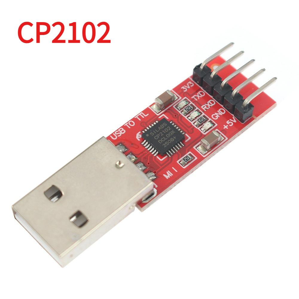 1PCS CP2102 USB TTL UART Module CH9102 for STC Download Cable PL2303 Super Brush Line Upgrade for Arduino