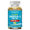 Taoters Omega-3 Deep Sea Fish Oil Soft Capsules Heart Friendly and Odorless 120 Capsules