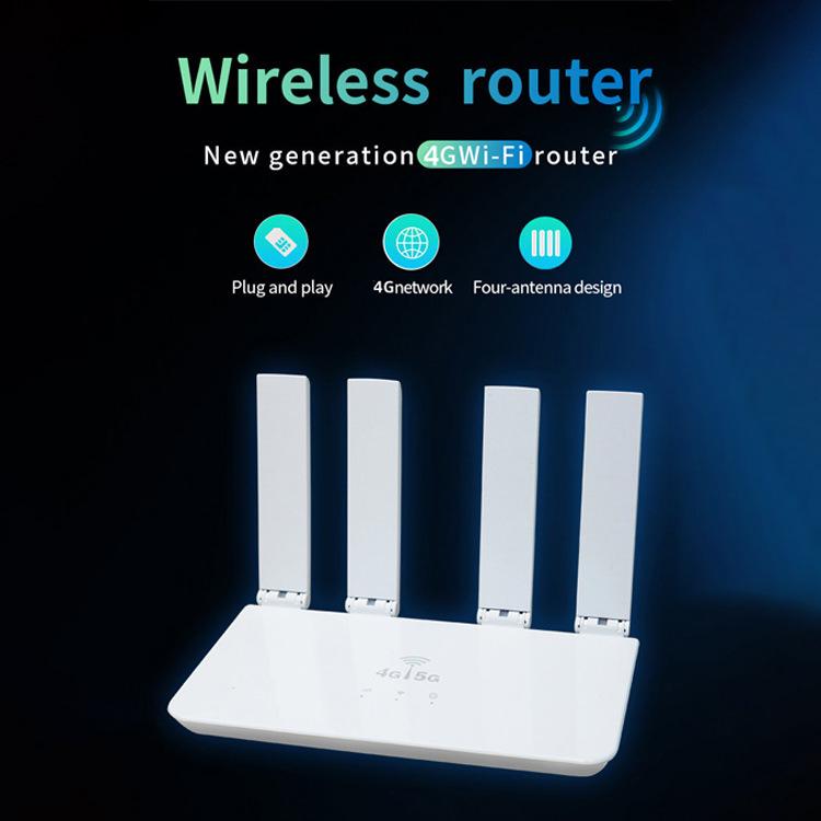 Russia 4G SIM WiFi Router with Foldable Antenna for Home/Office