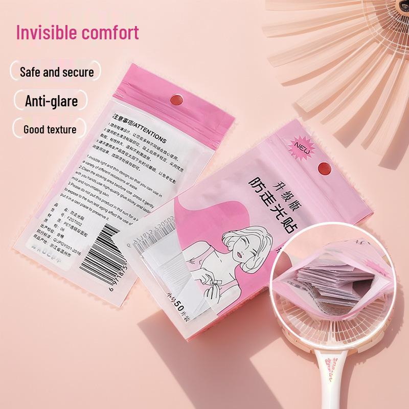 Summer Women's Anti-Exposure Neckline Adhesive Tape: Sweat-Proof, Anti-Slip, Seamless Invisible Chest Stickers
