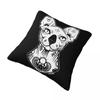 Sphynx Cat Pillow Case Sphynx Tattooed Polyester Bedroom Pillowcase Zipper Spring Retro Cover