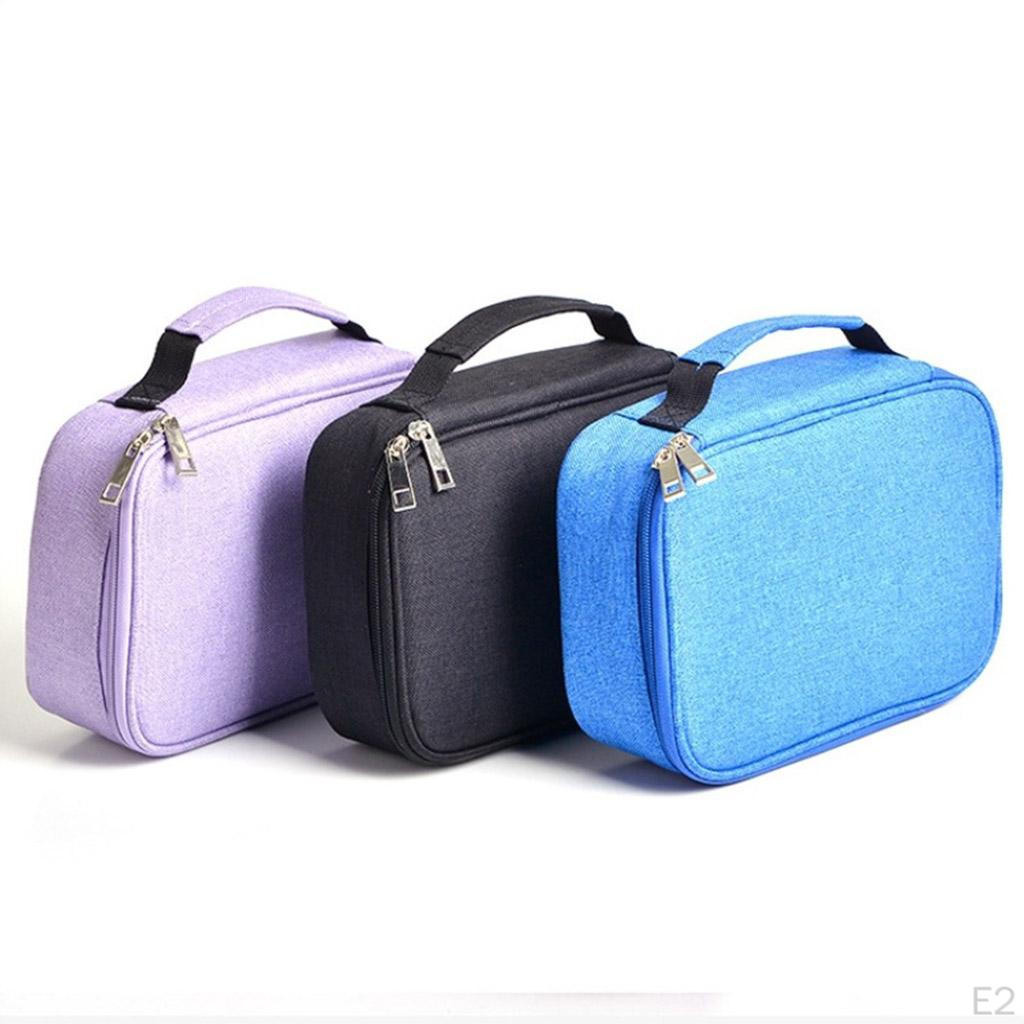 72 Slots Pencil Case Holder Pen Pouch Organiser with Sleeves