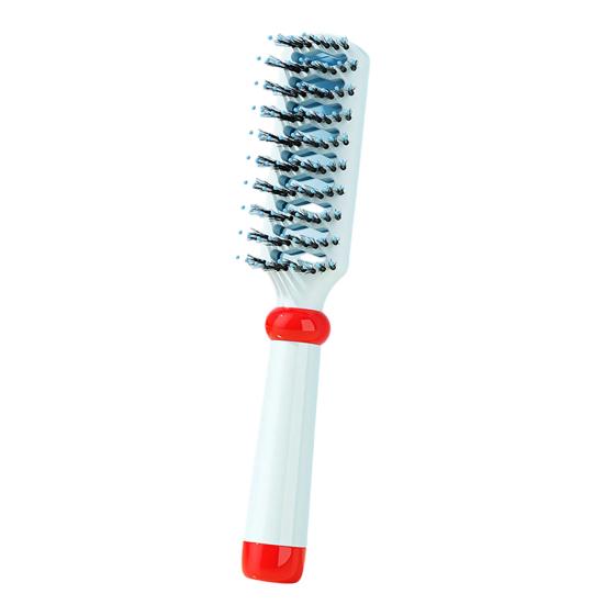 Curved Vented Hair Detangling Brush, Scalp Massage Paddle Brush for Wet Dry Hair, Scalp Massage Blow Drying Hair Detangler Brush Size#A
