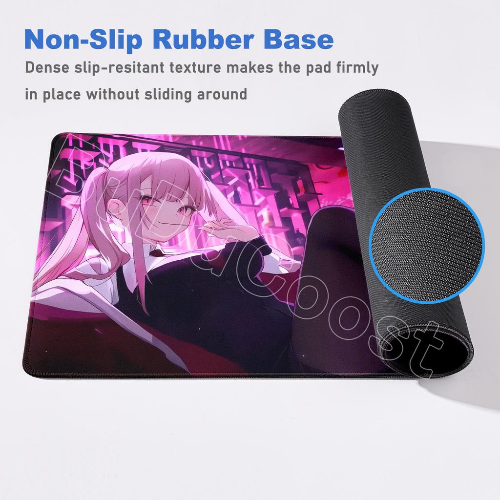 Large Mouse Pad Laptop Gamer Hololive Mori Calliope Keyboard Pad Computer Desk Mouse Mat Gaming Accessories HD Anime PC Mousepad