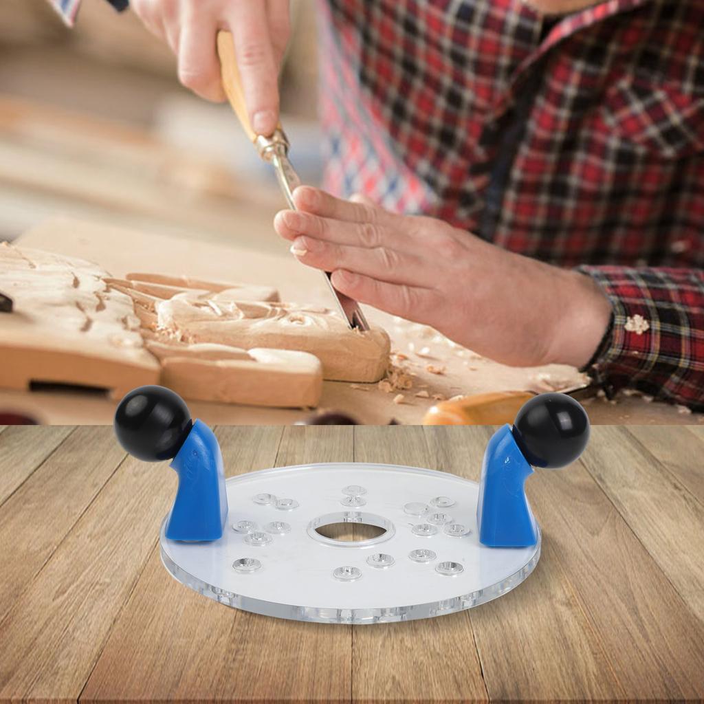 Milling Base Designed To Fit Most Trim Routers Seamlessly and Securely