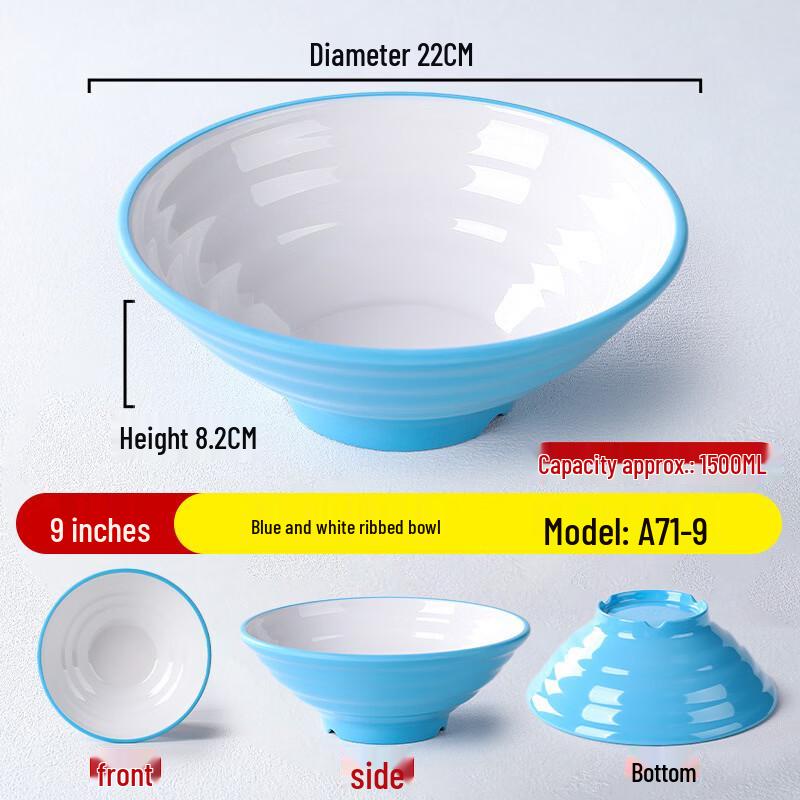 

Melamine Noodle Bowl