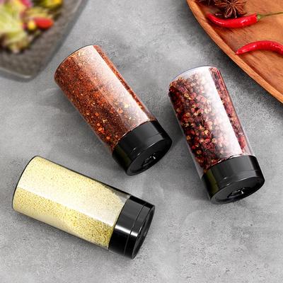 1/5Pcs Clear Spice Bottle Seasoning Shaker Bottles Pepper Jar With Lid Bbq Condiment Dispenser Kitchen Powder Storage Container