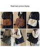 Versatile Large-Capacity Corduroy Shoulder Bag for Women - New Korean Style