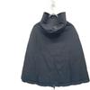Herno PI047DL Black Gore-Tex Poncho Cape Jacket 38 blackUsed