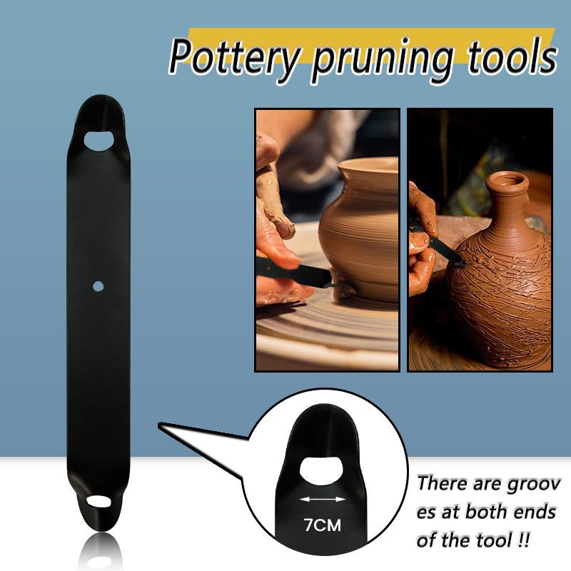 Pottery Trimming Tools Double Head Clay Sculpting Tools Clay Pottery Modeling Scraping Texture Sculpting Tools