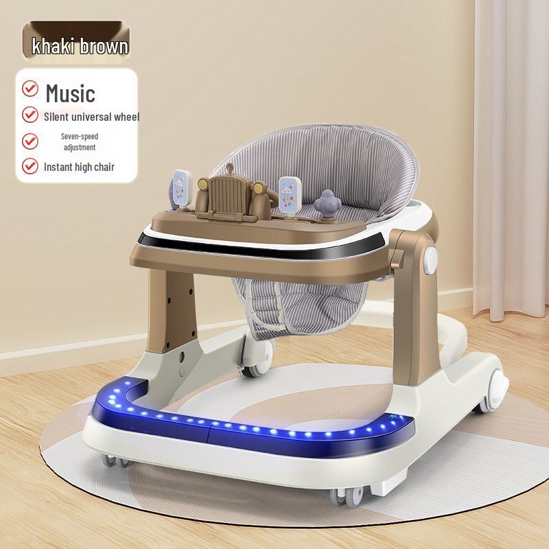 Rechargeable Remote-Controlled Baby Walker Car with Anti-Rollover Safety