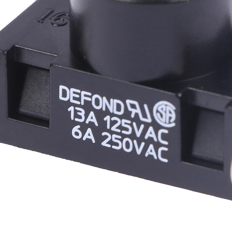 Dpc-1114 Self-Locking Power Button Switch For High Power Vacuum Cleaner Parts 250Vac 6A